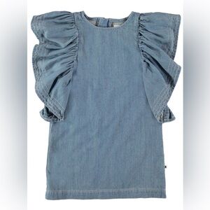 Molo ruffled denim dress size 7/8